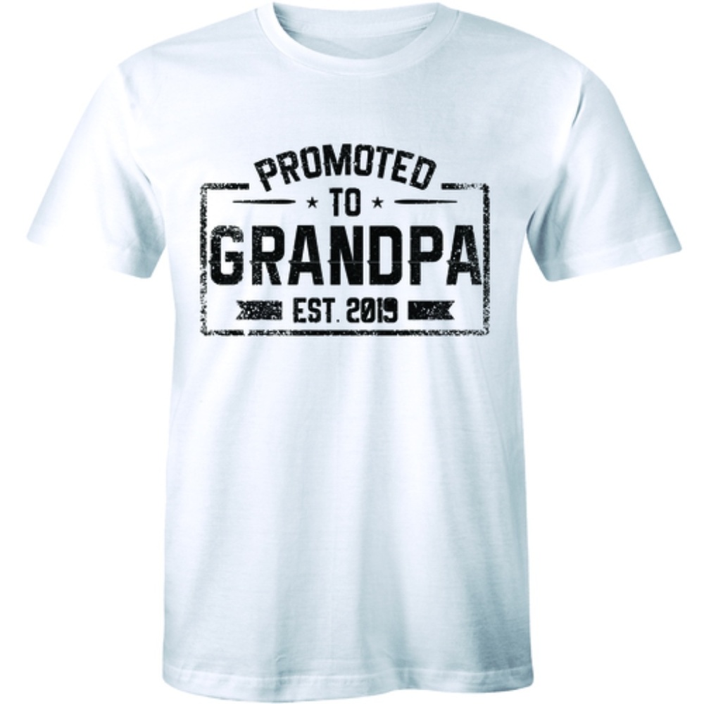 Promoted To Grandpa 2019 Best Grandfather T-shirt